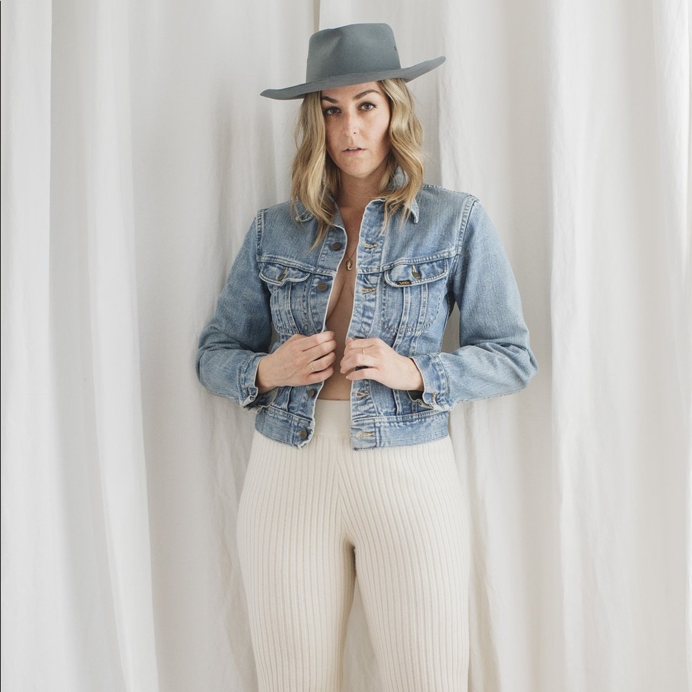 SOLD Vintage LIGHT WASH 1980s Lee Denim Jacket